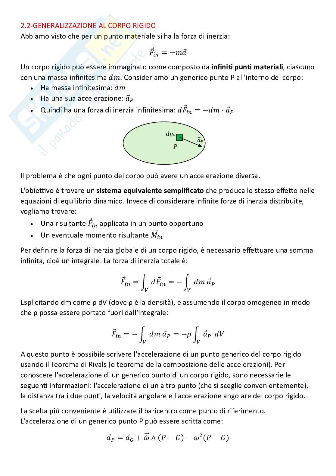 Fondamenti di meccanica teorica ed applicata (parte 7) - Equilibrio dinamico per sistemi di corpi rigidi Pag. 6