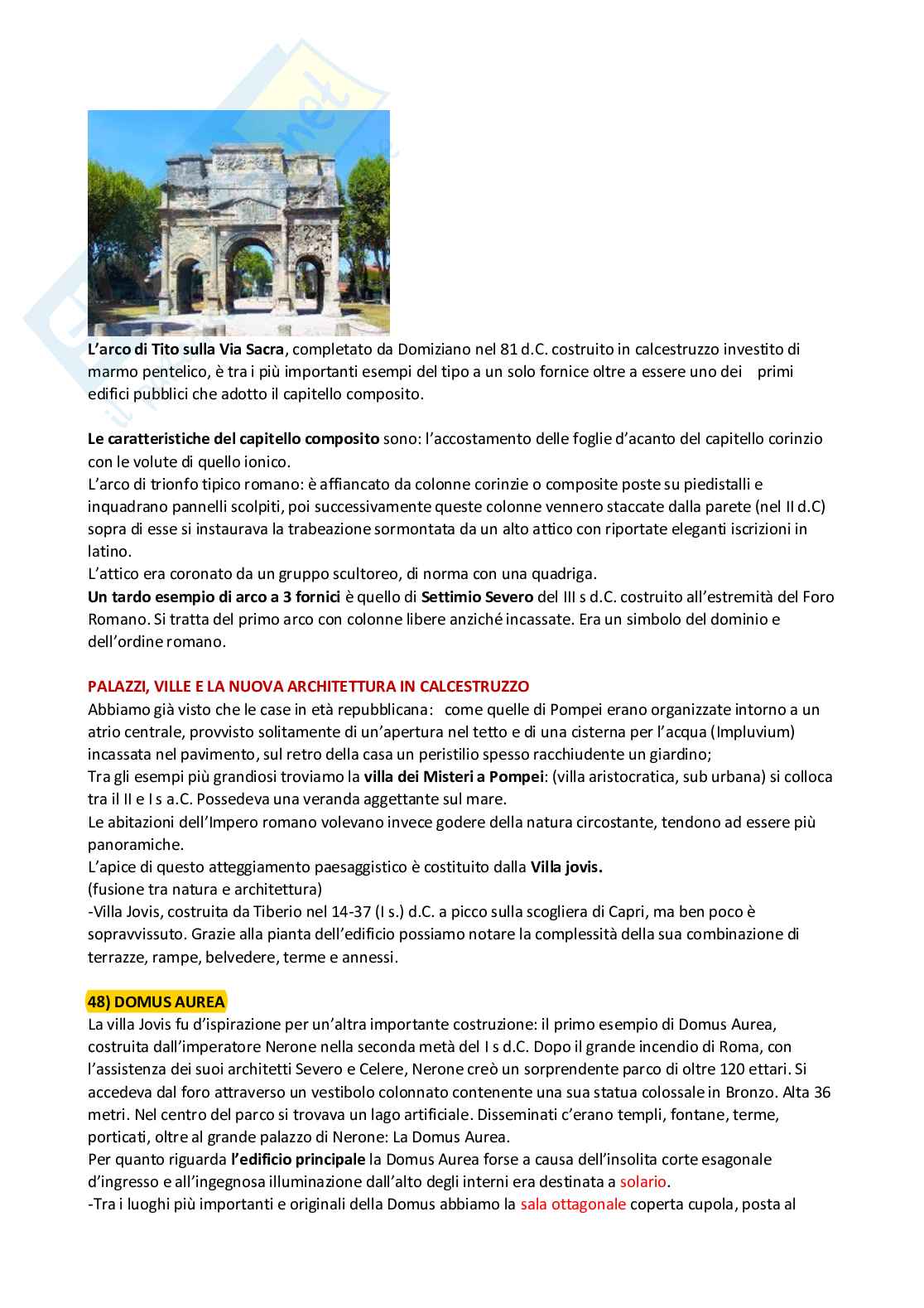 Architettura greca e romana: appunti di Elementi di architettura e urbanistica Pag. 26