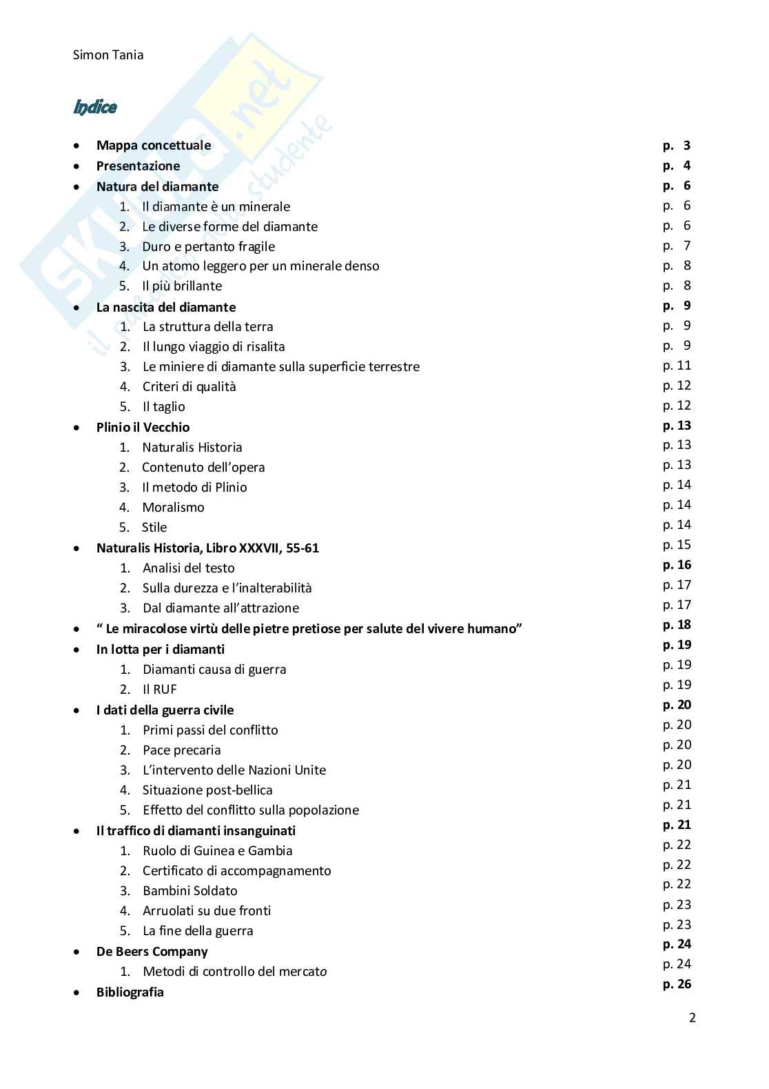 Tesina sul Diamante Pag. 2