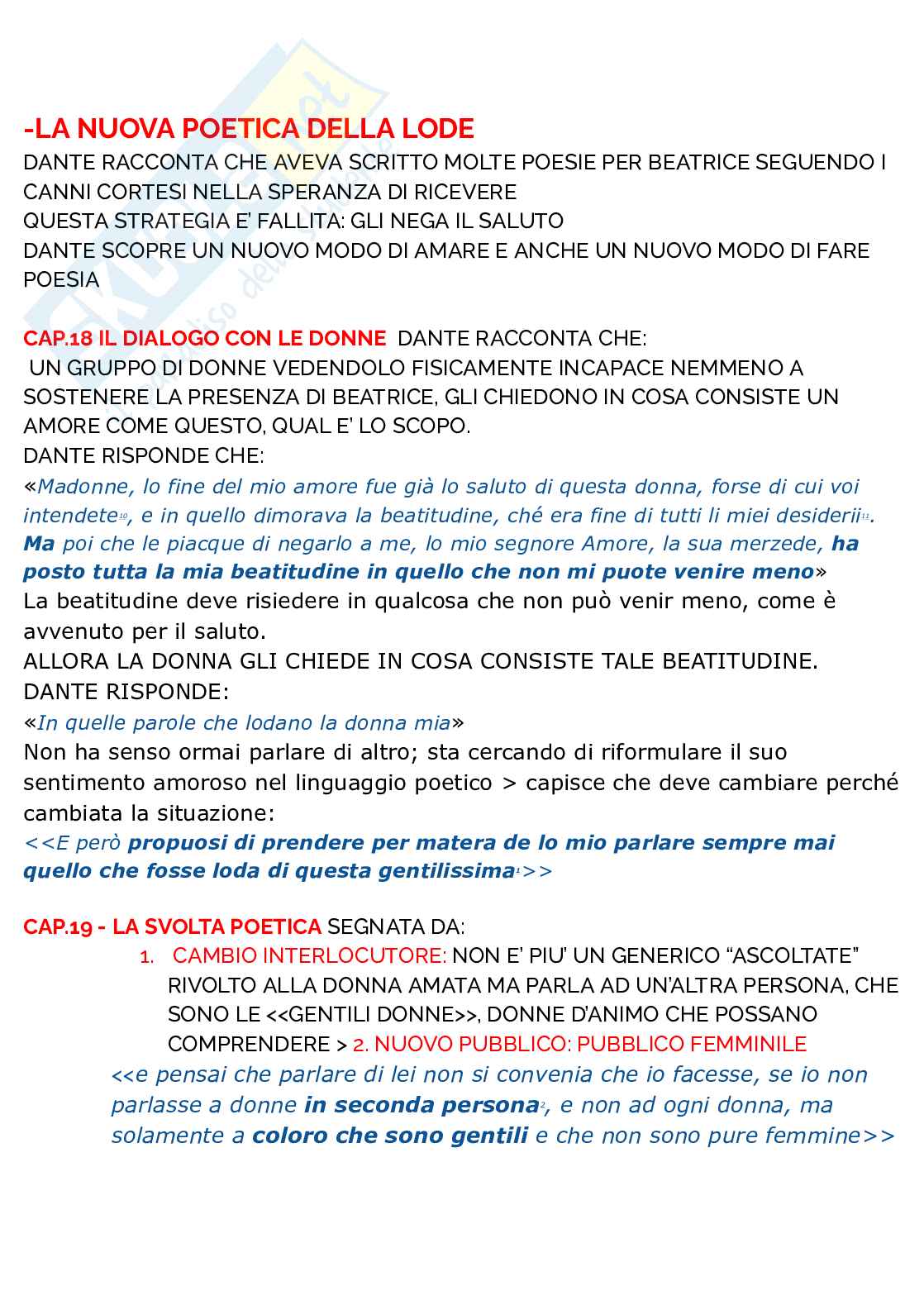 Dante - Vita Nova Pag. 6