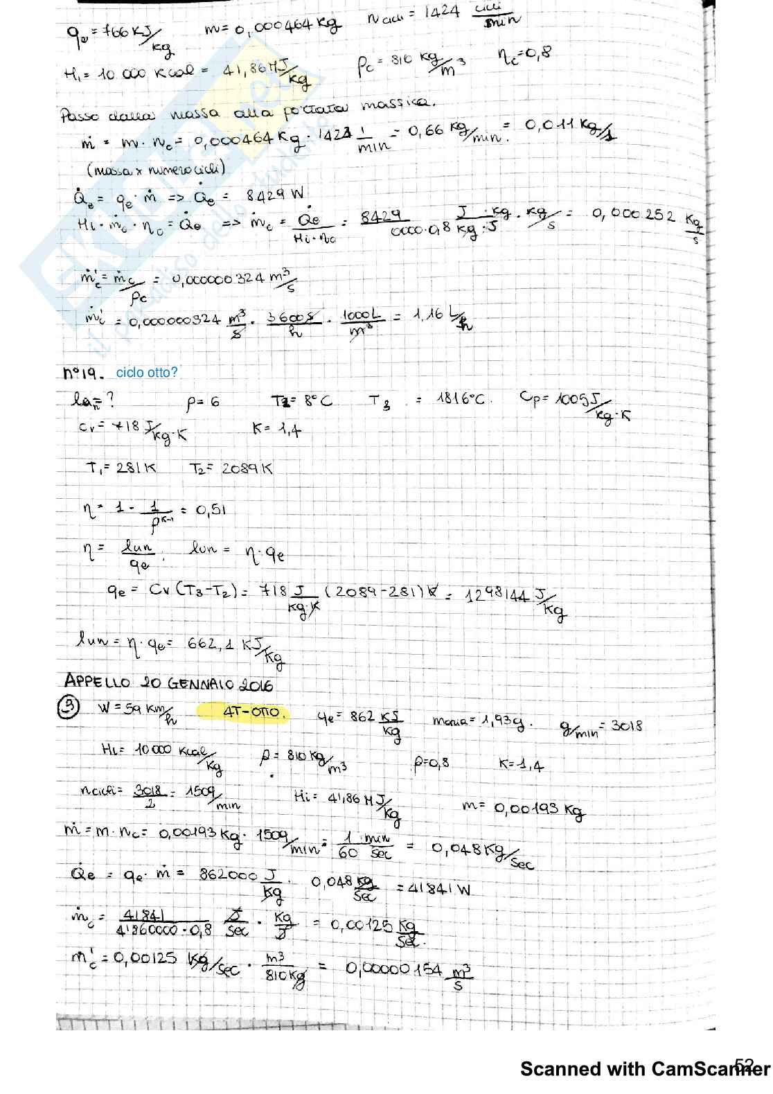 Esercizi svolti Fisica tecnica, 2016 Pag. 2
