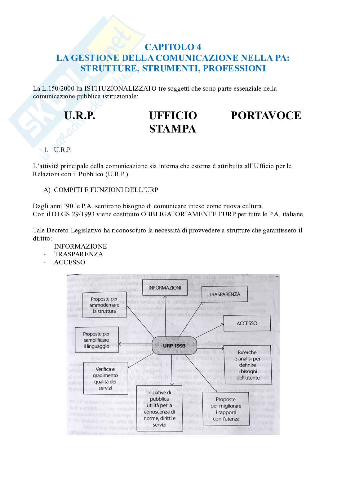Riassunto esame Comunicazione istituzionale, Prof. Lovari Alessandro, libro consigliato Ducci - Lovari , Ducci - Lovari Pag. 26