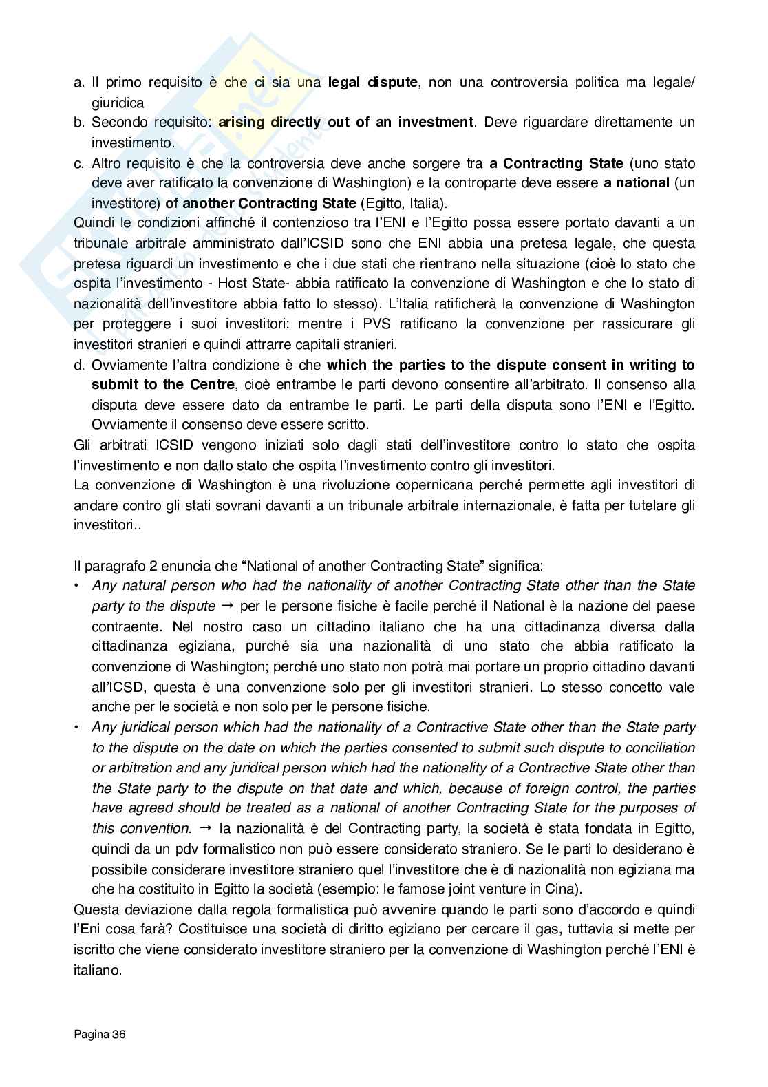 Diritto ed Economia delle Organizzazioni Internazionali Pag. 36