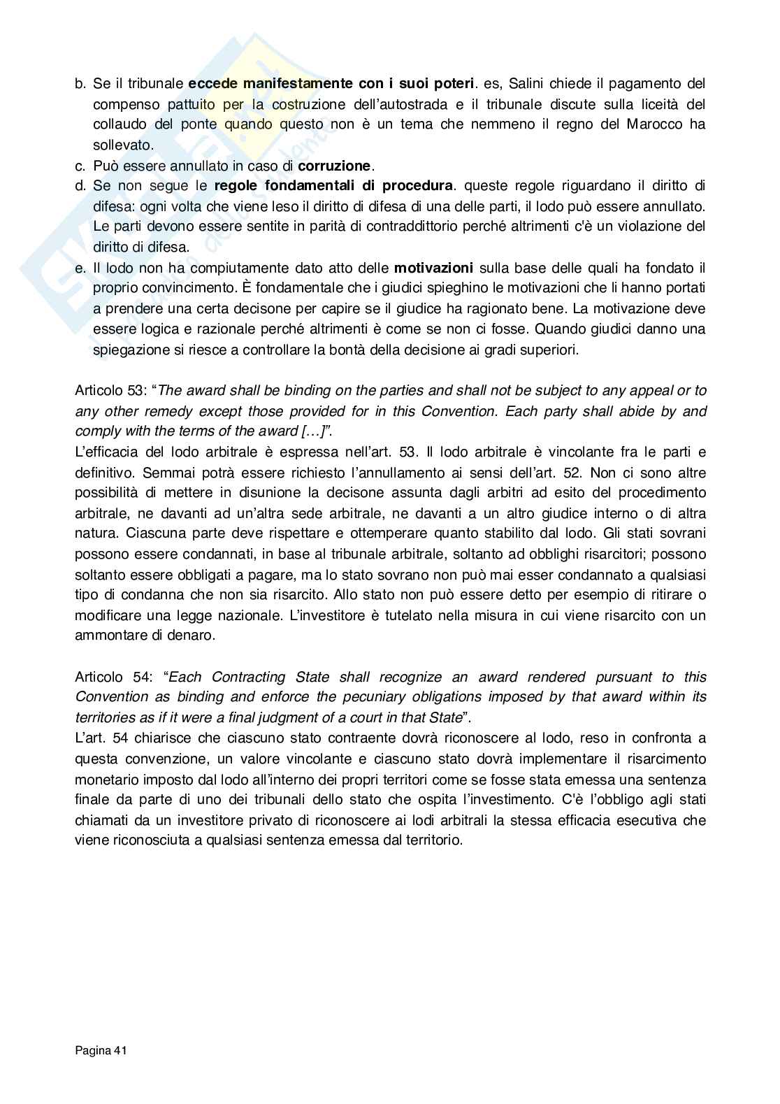 Diritto ed Economia delle Organizzazioni Internazionali Pag. 41