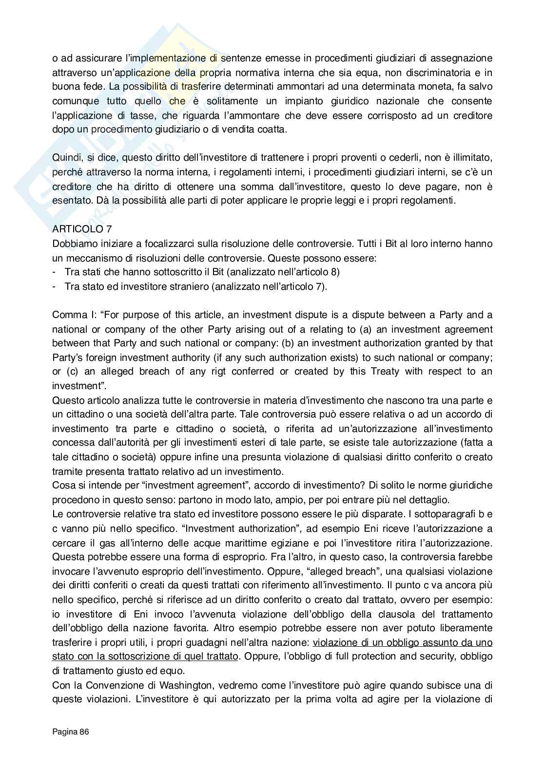 Diritto ed Economia delle Organizzazioni Internazionali Pag. 86