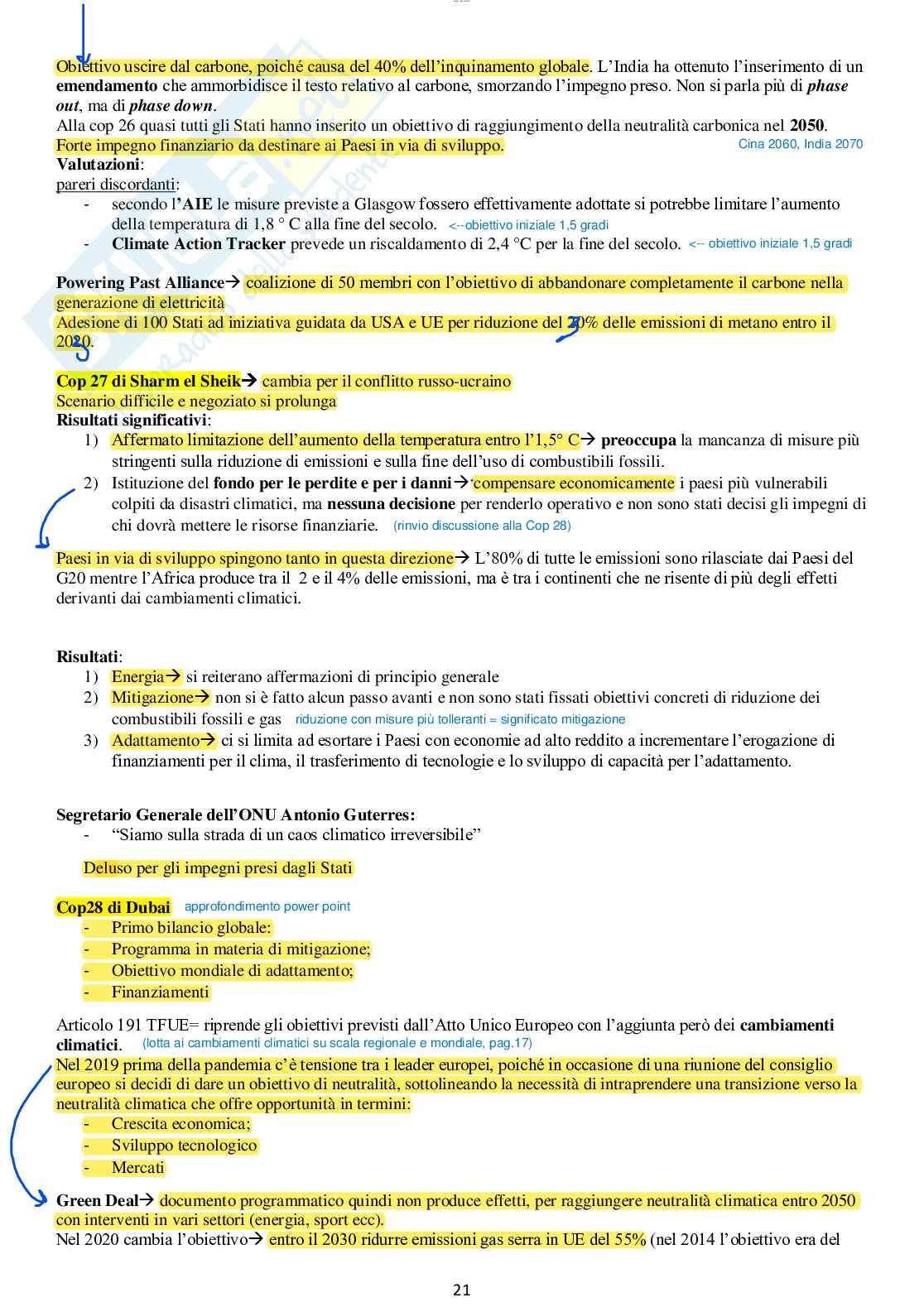 Diritto ambientale Pag. 21