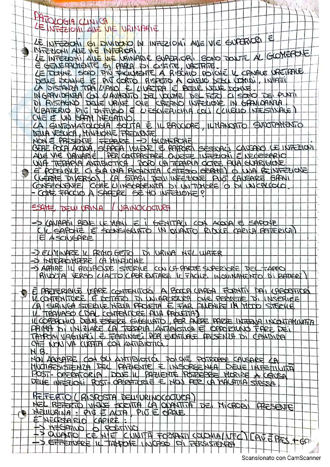 Patologia clinica  Pag. 1