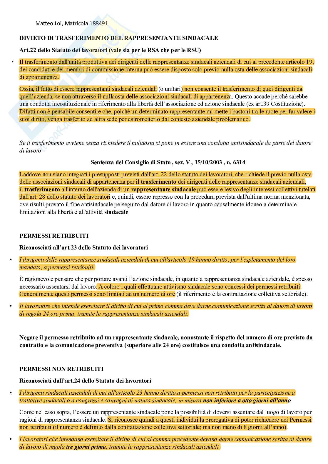 Diritto del lavoro Pag. 26