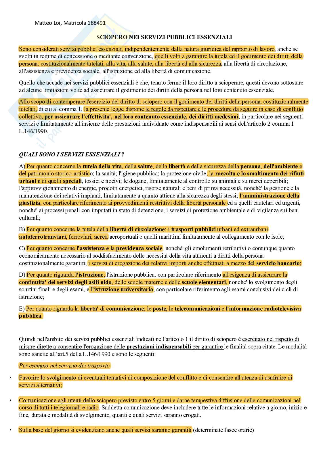 Diritto del lavoro Pag. 41