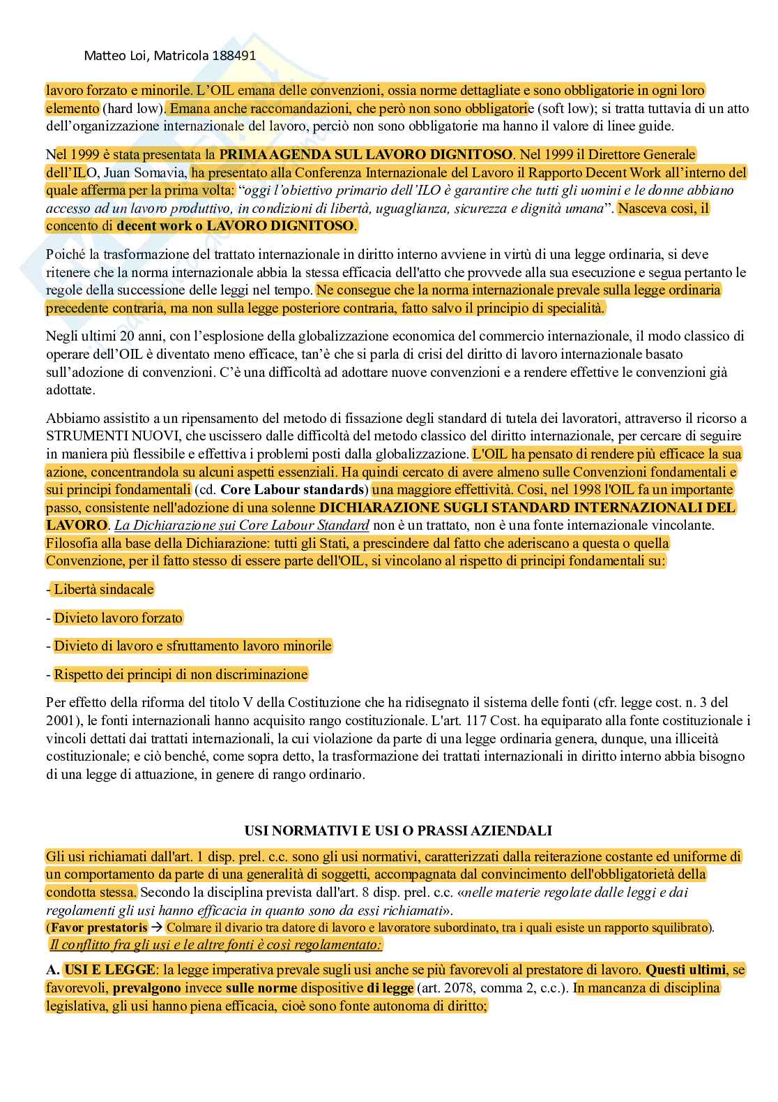 Diritto del lavoro Pag. 6