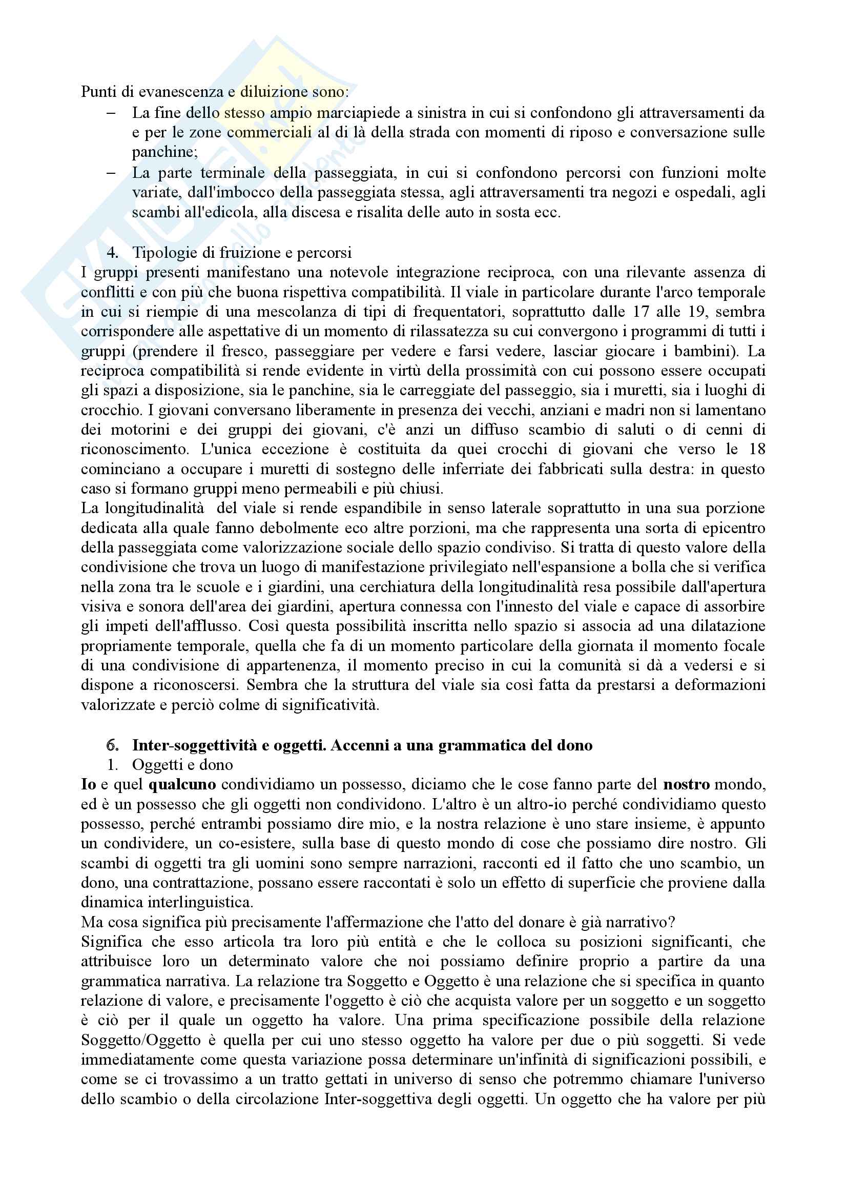 Riassunto semiotica della cultura, prof. Leone, libro consigliato Tracciati di etnosemiotica, Marsciani Pag. 11