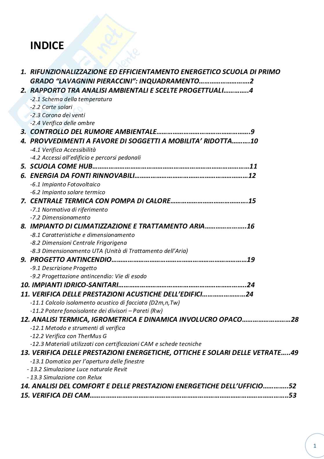 Appunti tesi finale esame Laboratorio di progettazione ambientale Pag. 1