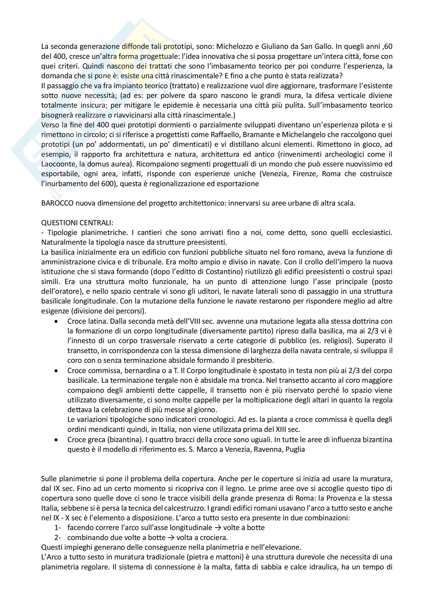 Lezioni di storia dell'architettura e del territorio con immagini Pag. 2