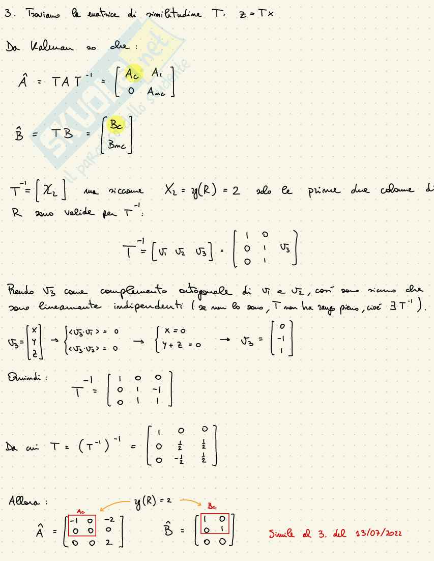 Fondamenti di automatica - prove svolte Pag. 11