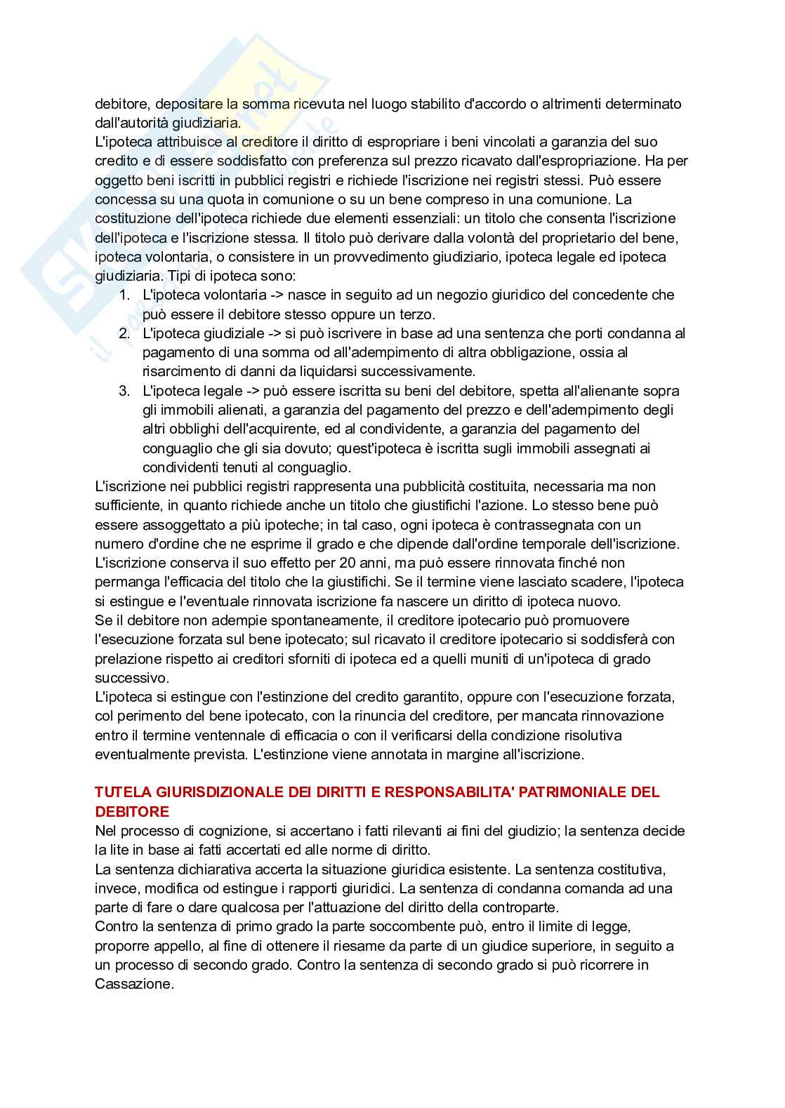 Riassunto esame Diritto privato II, Prof. Romeo Chrisitian, libro consigliato Istituzioni di diritto privato II, Pietro Trimarchi Pag. 16