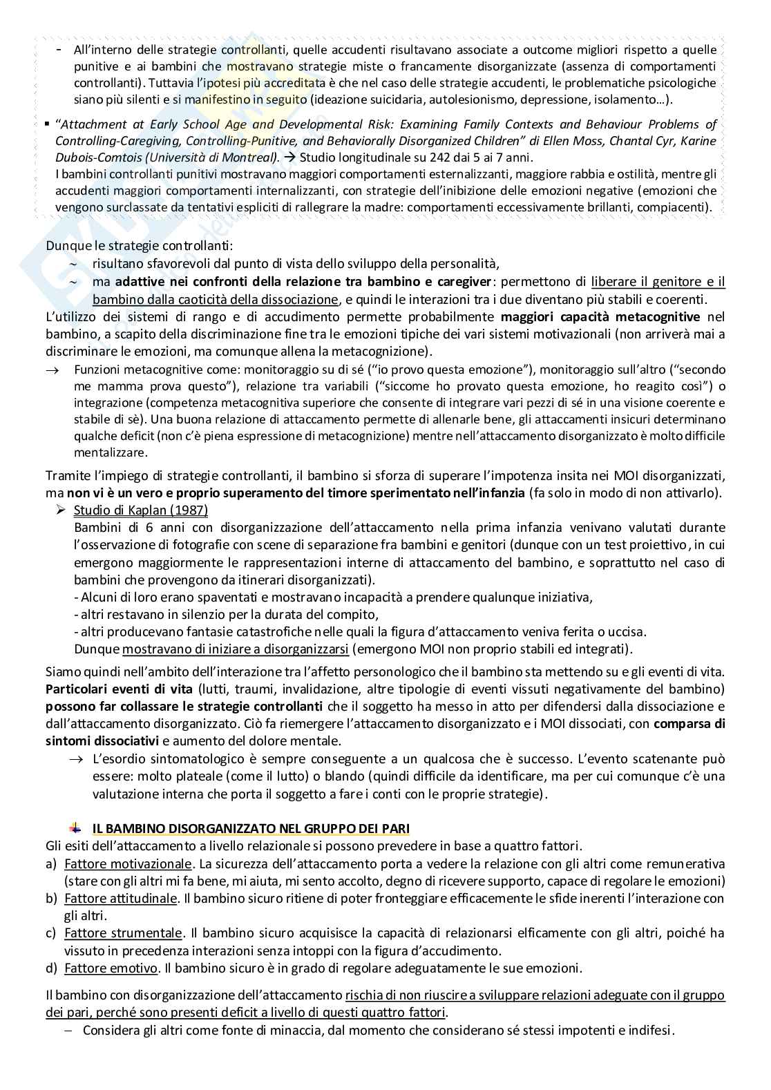 Appunti per esame Psicologia clinica Pag. 36