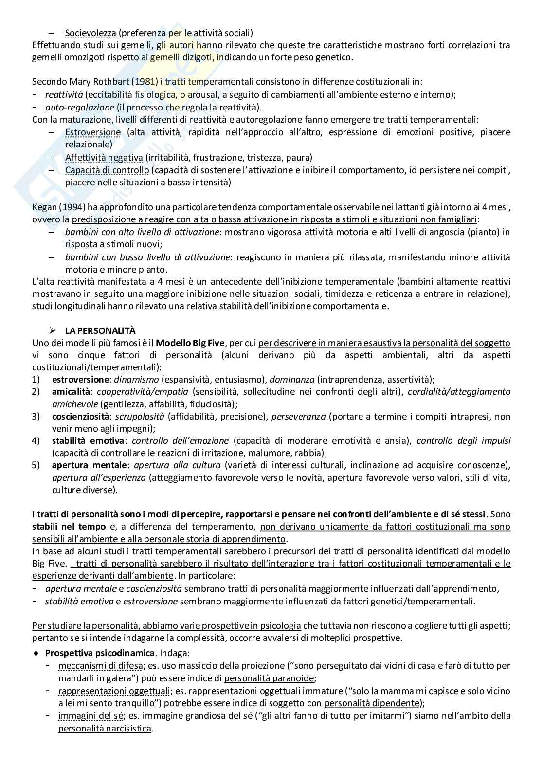 Appunti per esame Psicologia clinica Pag. 81