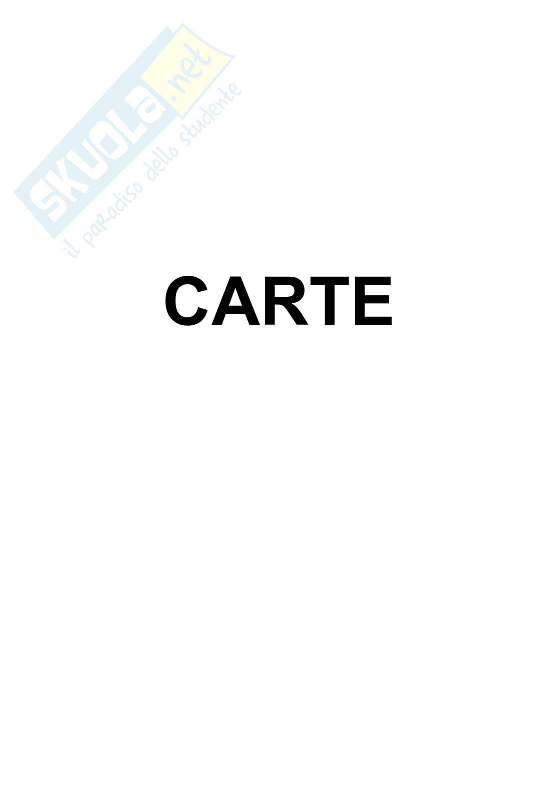 Appunti Geologia - carte Pag. 1