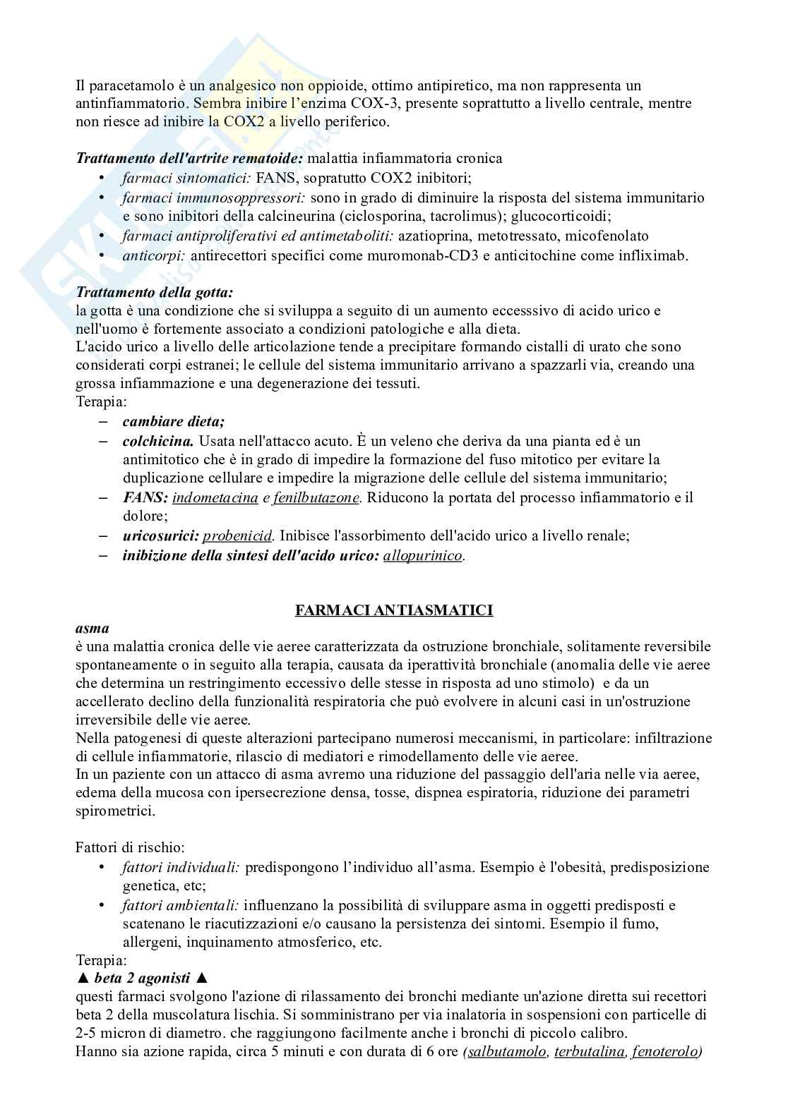 Appunti farmacologia e tossicologia Pag. 16