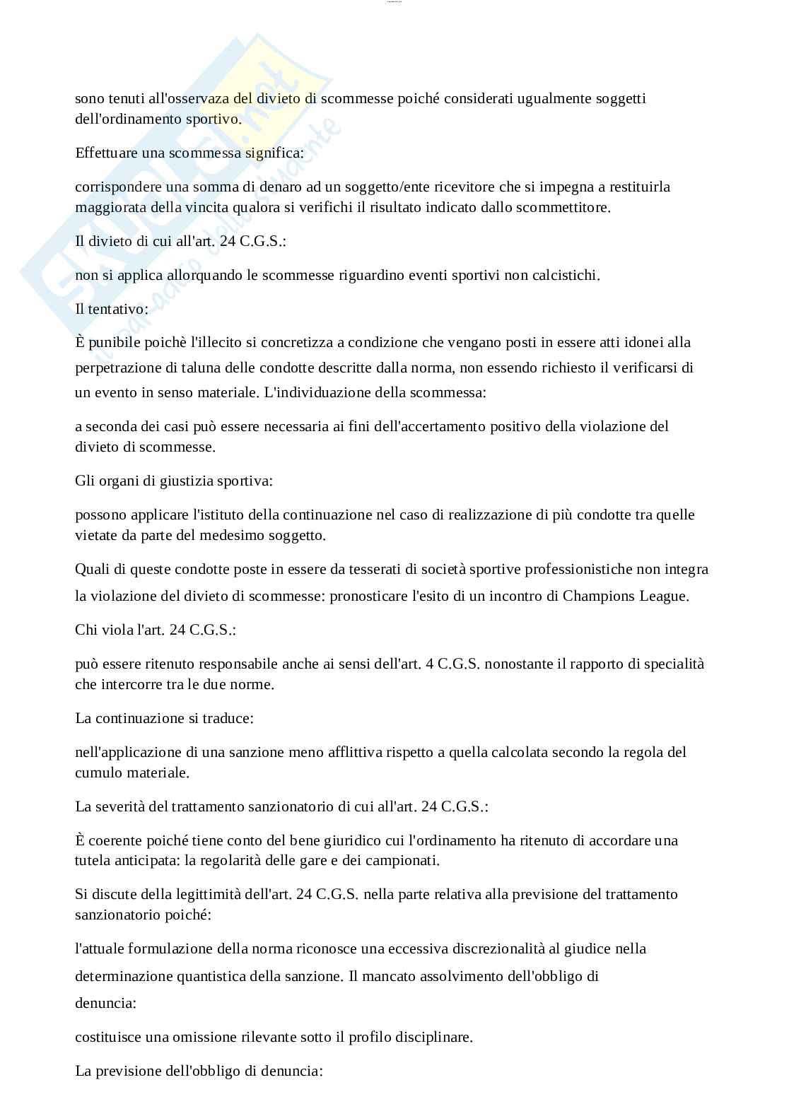 Paniere esame Giustizia sportiva Pag. 51