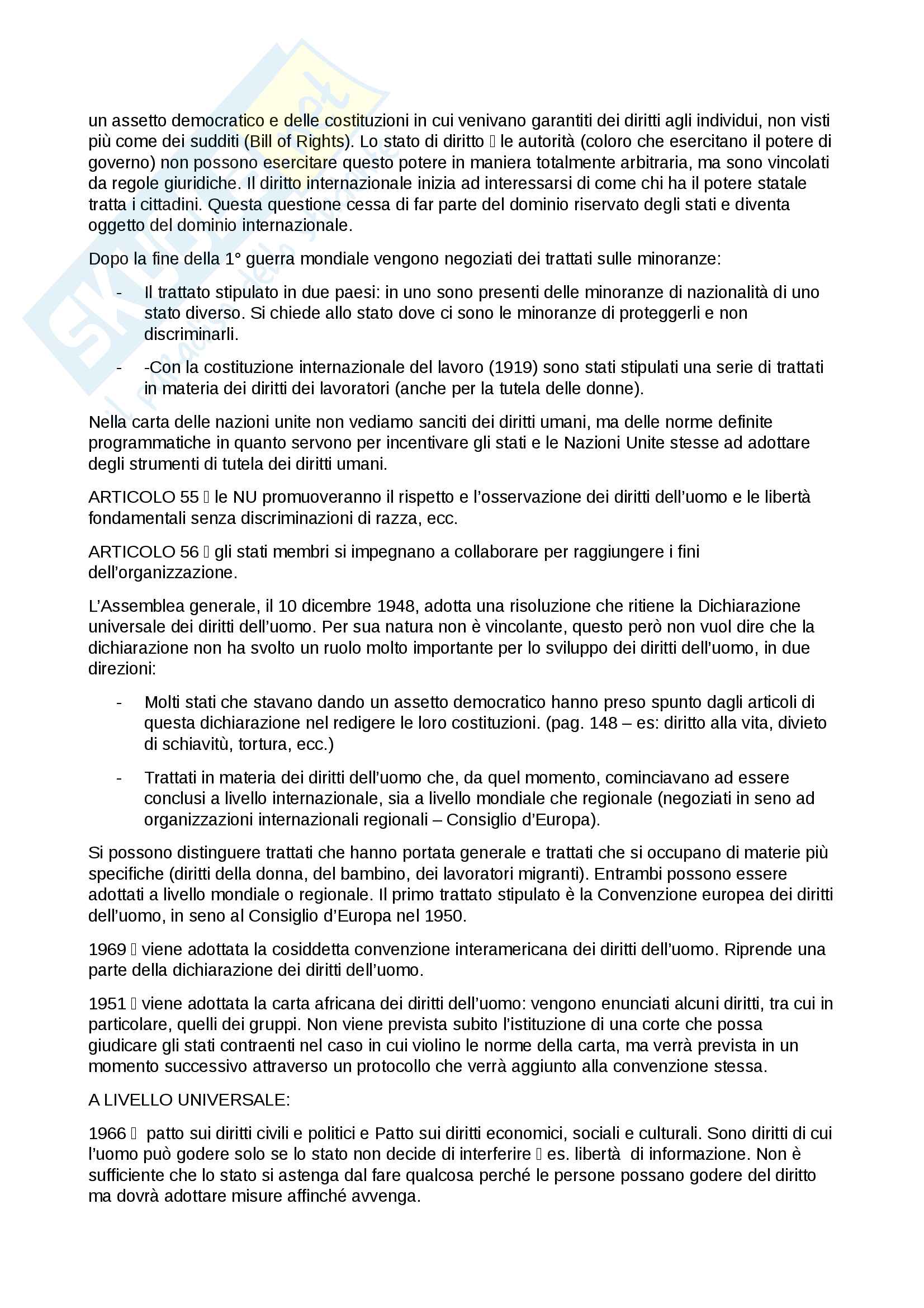 Appunti lezioni Organizzazione internazionale parte 2 Pag. 16