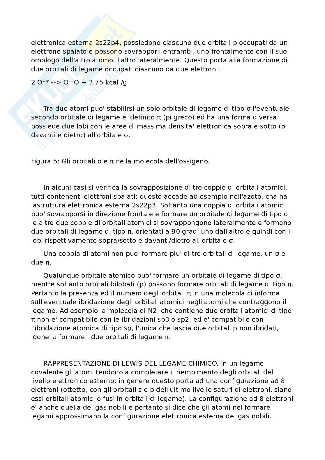 Da legame chimico a molecole Pag. 6