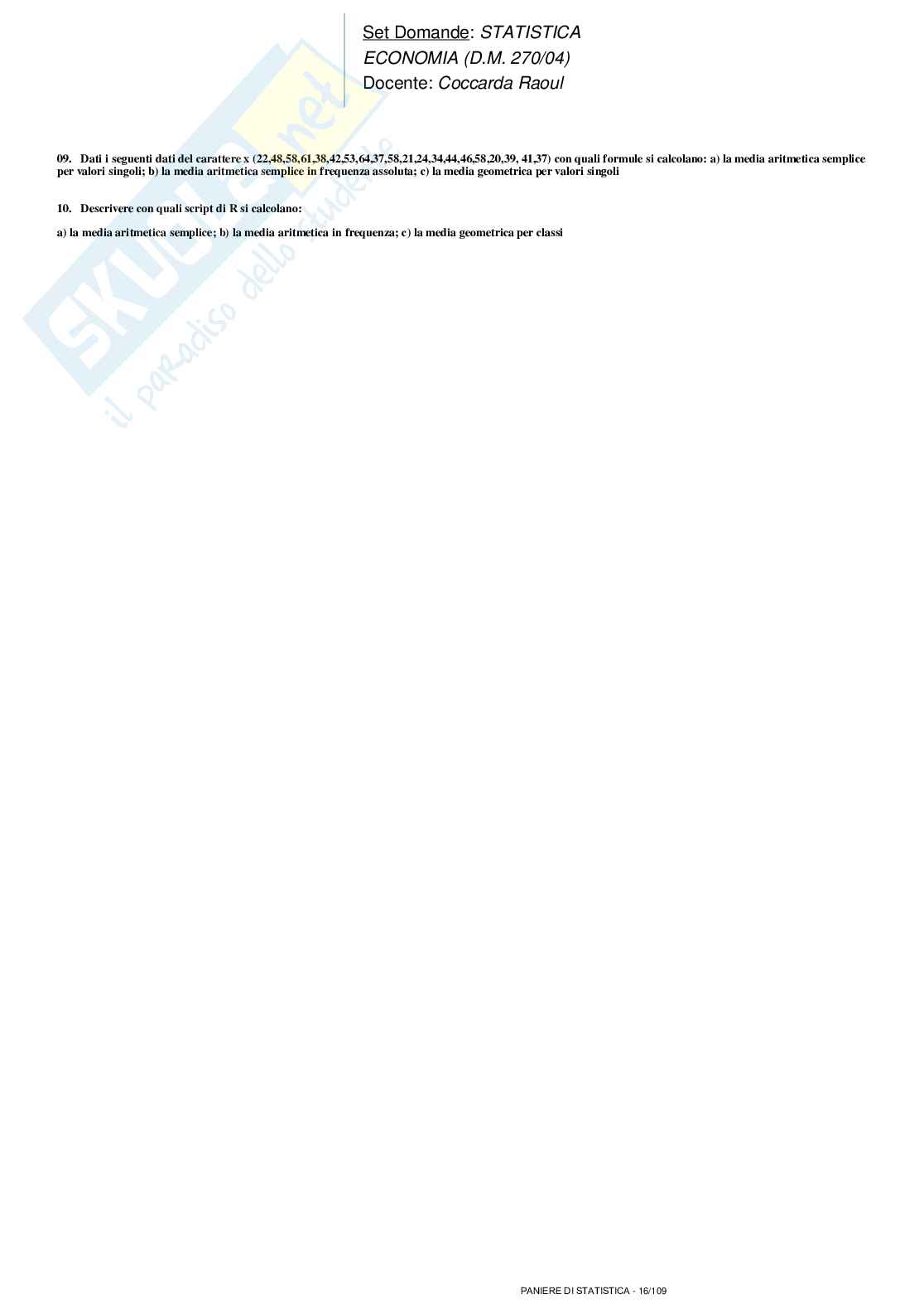 Statistica Pag. 16