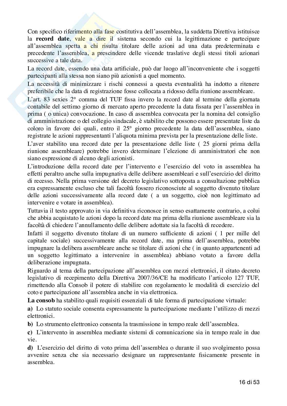 Diritto commerciale progredito Pag. 16