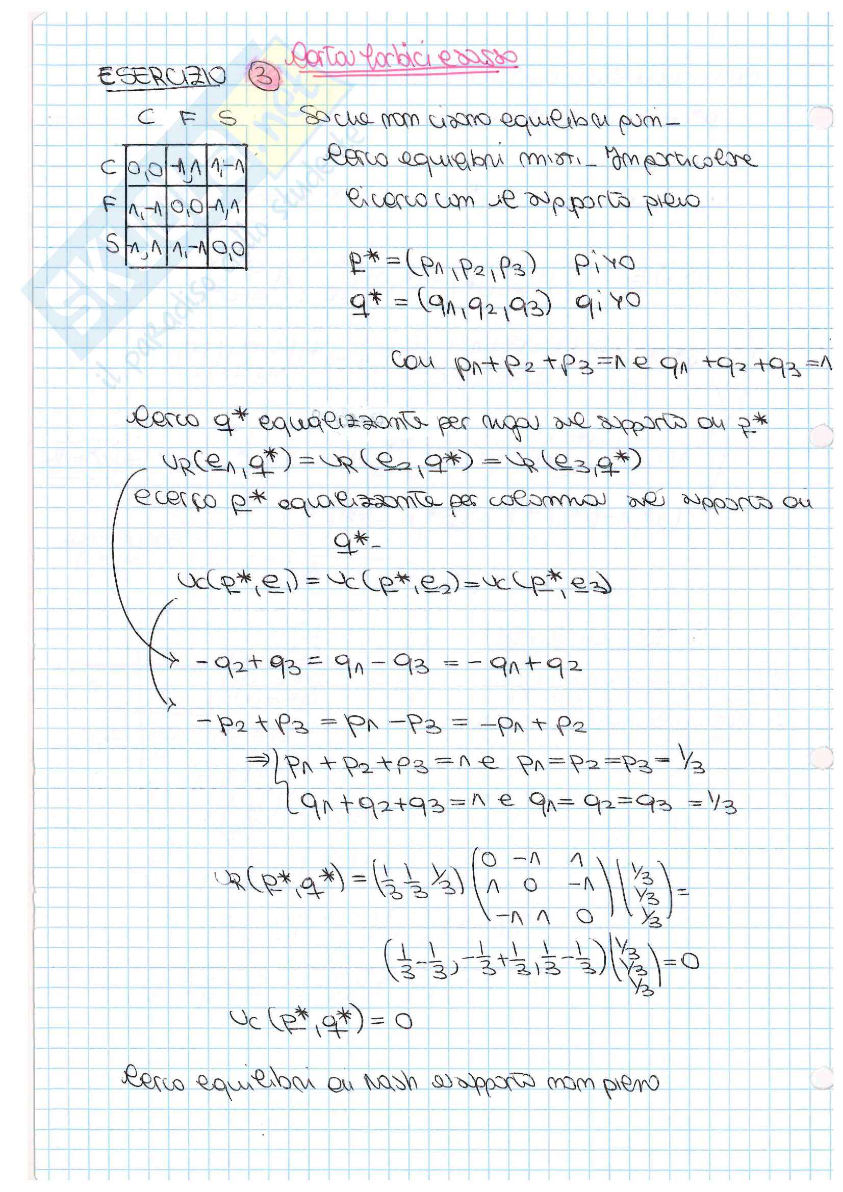 Modelli matematici per le applicazioni