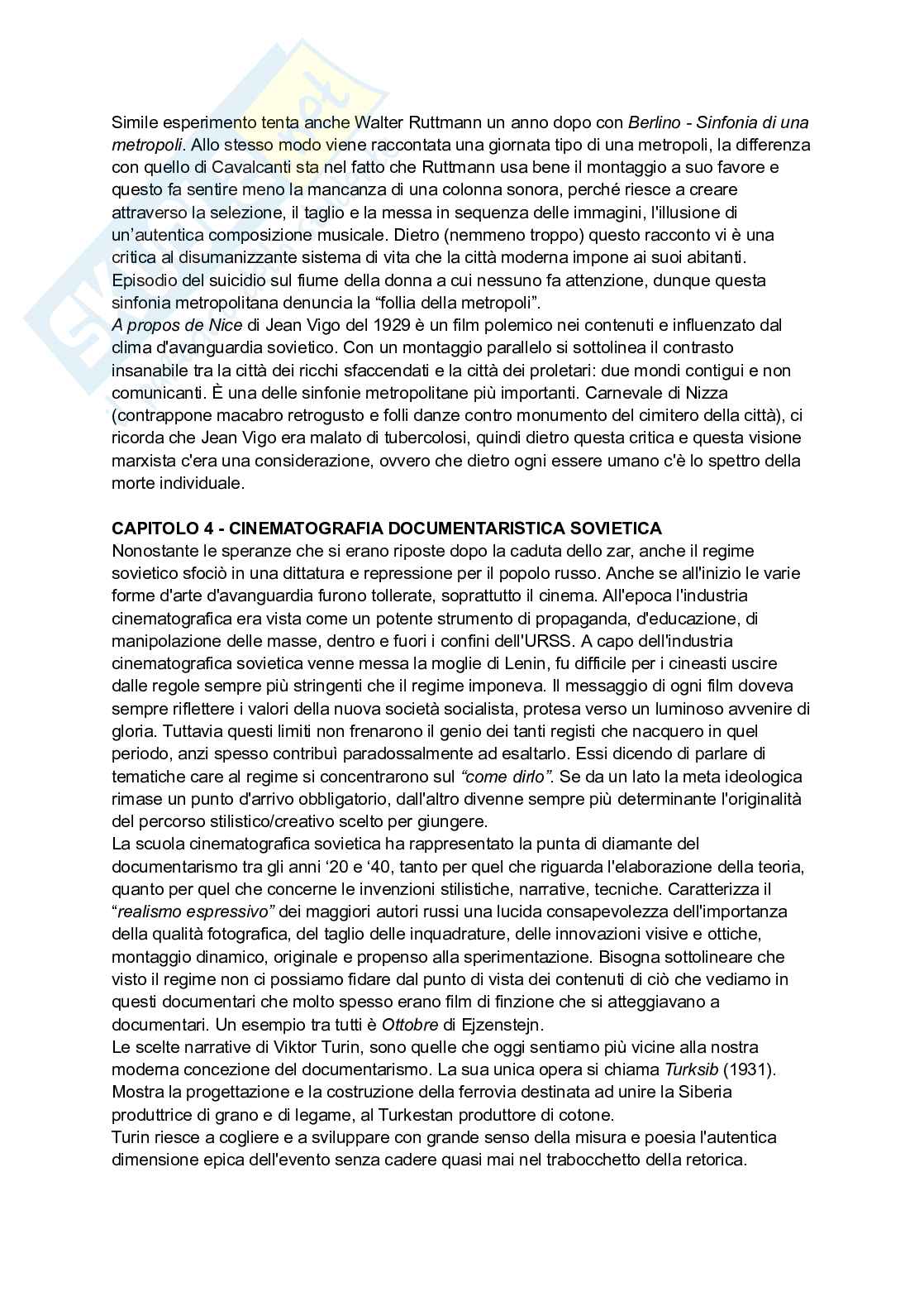 Riassunto esame Cinematografia documentaria, Prof. Pinelli Carlo Alberto, libro consigliato Professione documentarista. Storia e pratiche di una passione, Pinelli Pag. 2