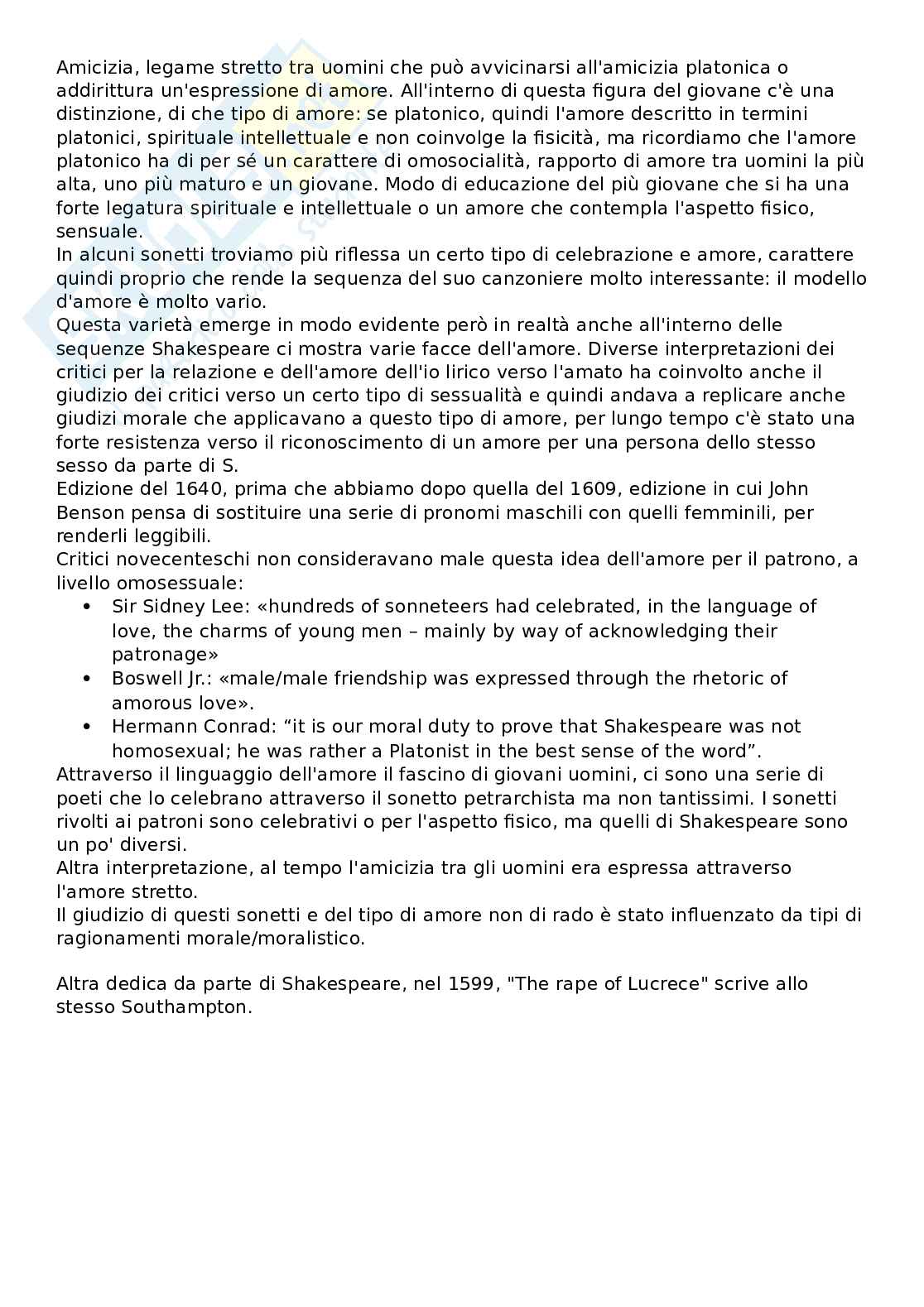 Riassunto esame Letteratura inglese, Prof. Caporicci Camilla, libro consigliato Storia della letteratura inglese I, dalle origini al Settecento , Paolo Bertinetti Pag. 41