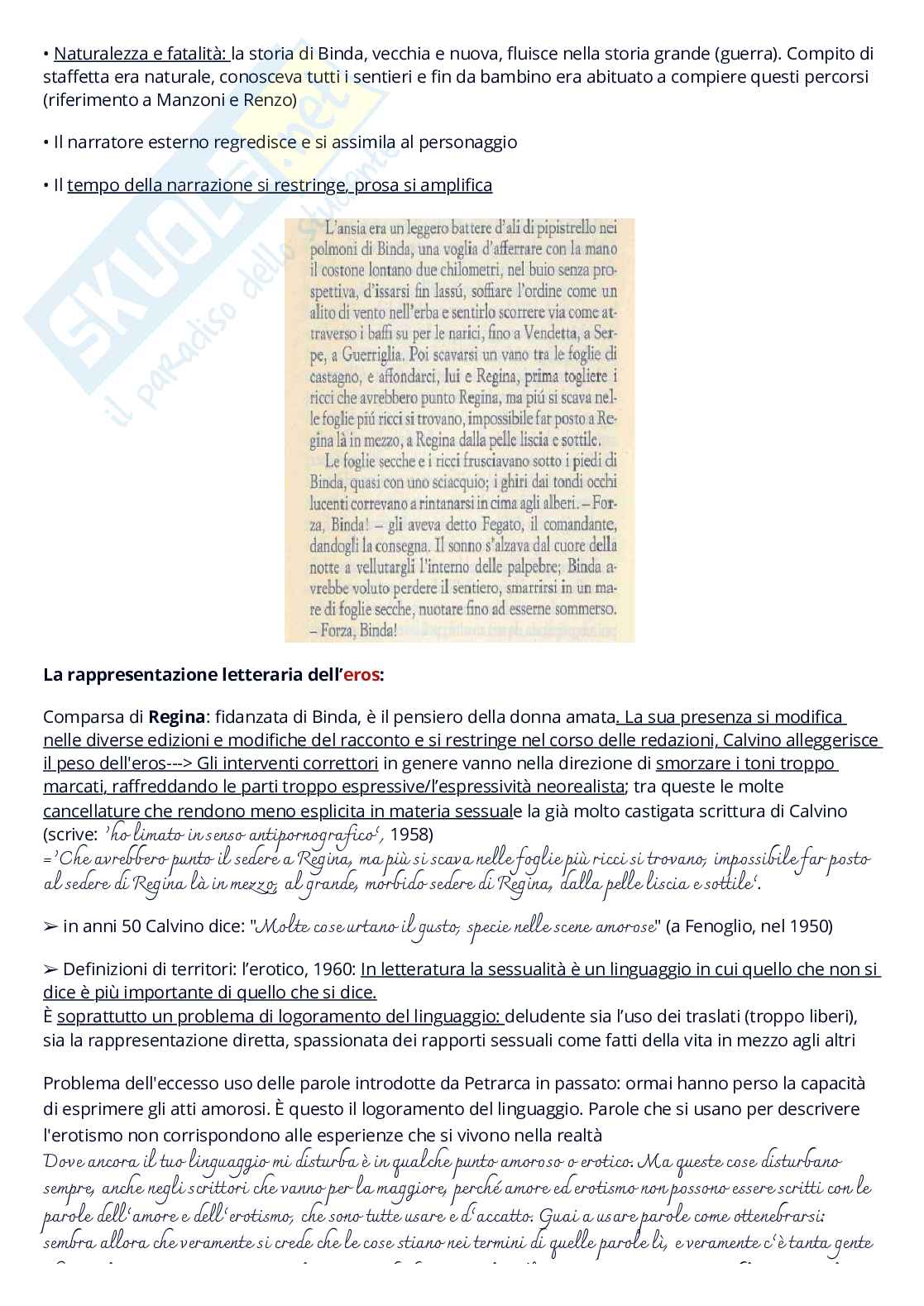 Letteratura italiana - Appunti Pag. 16