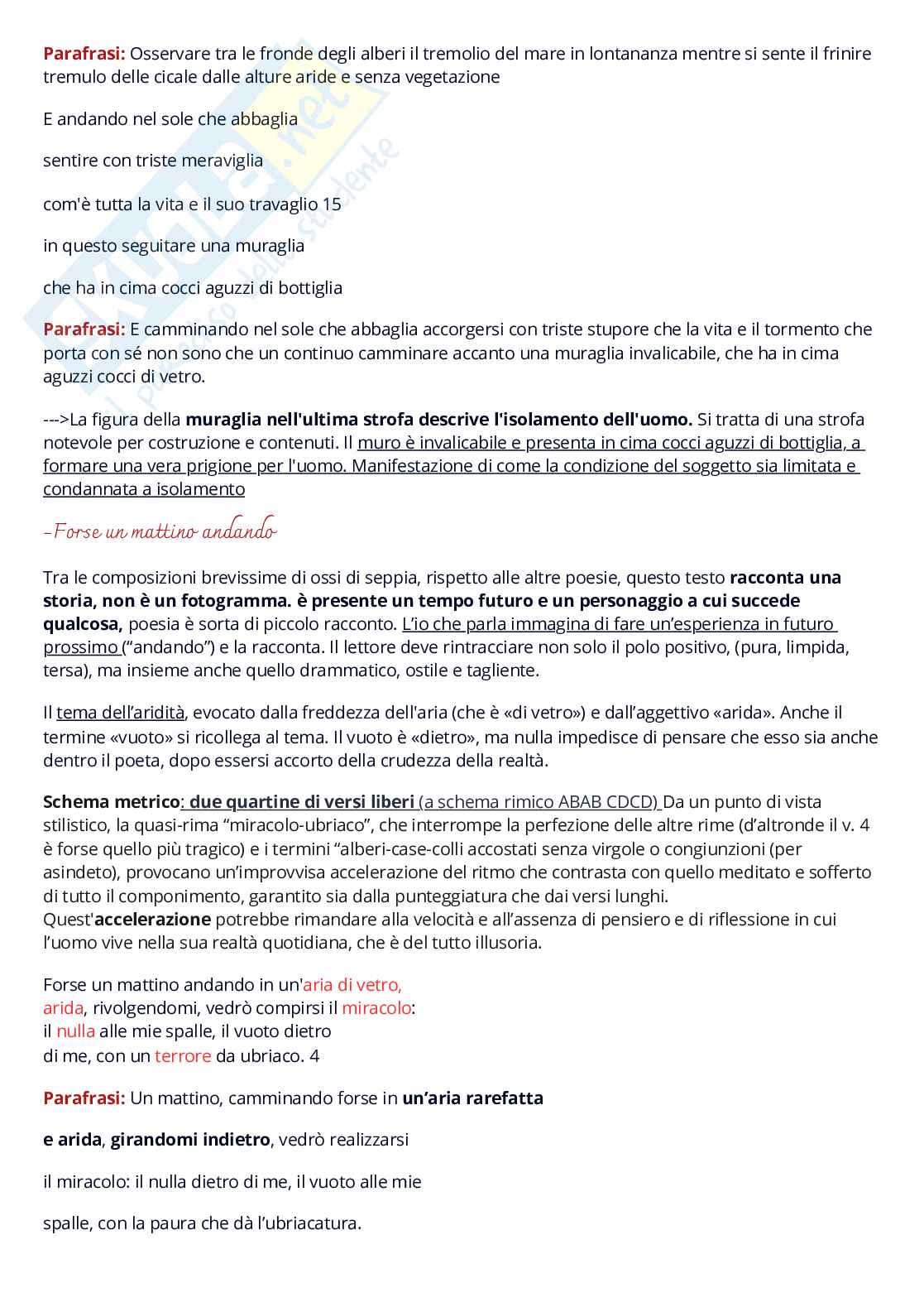 Letteratura italiana - Appunti Pag. 26