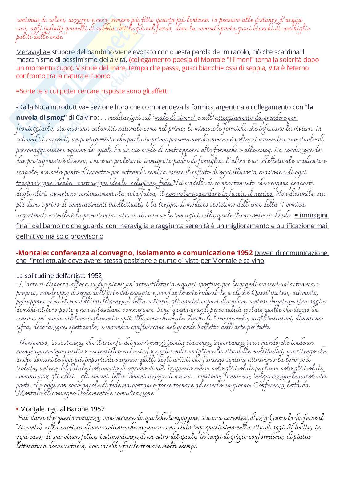 Letteratura italiana - Appunti Pag. 36