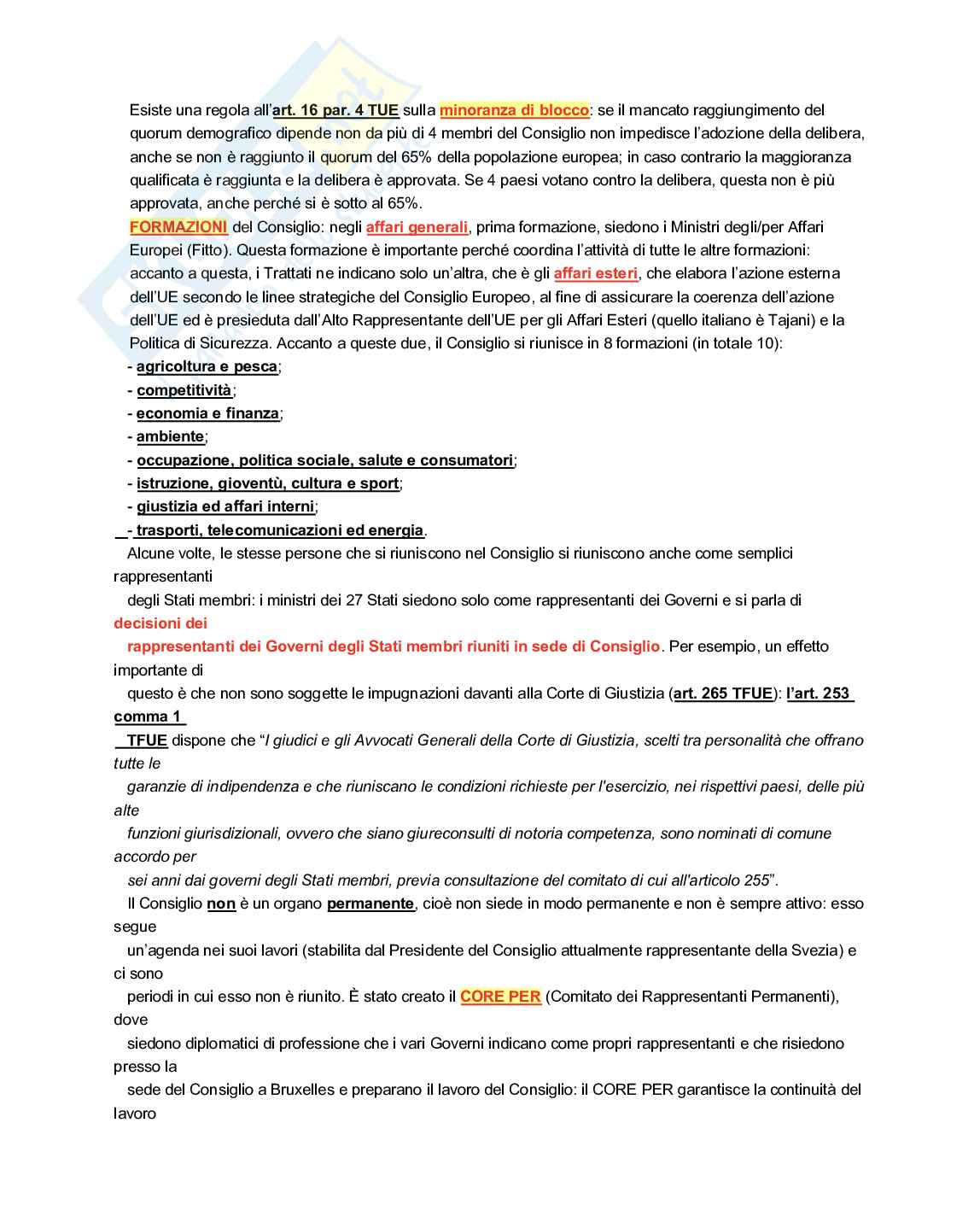 Diritto europeo  Pag. 16