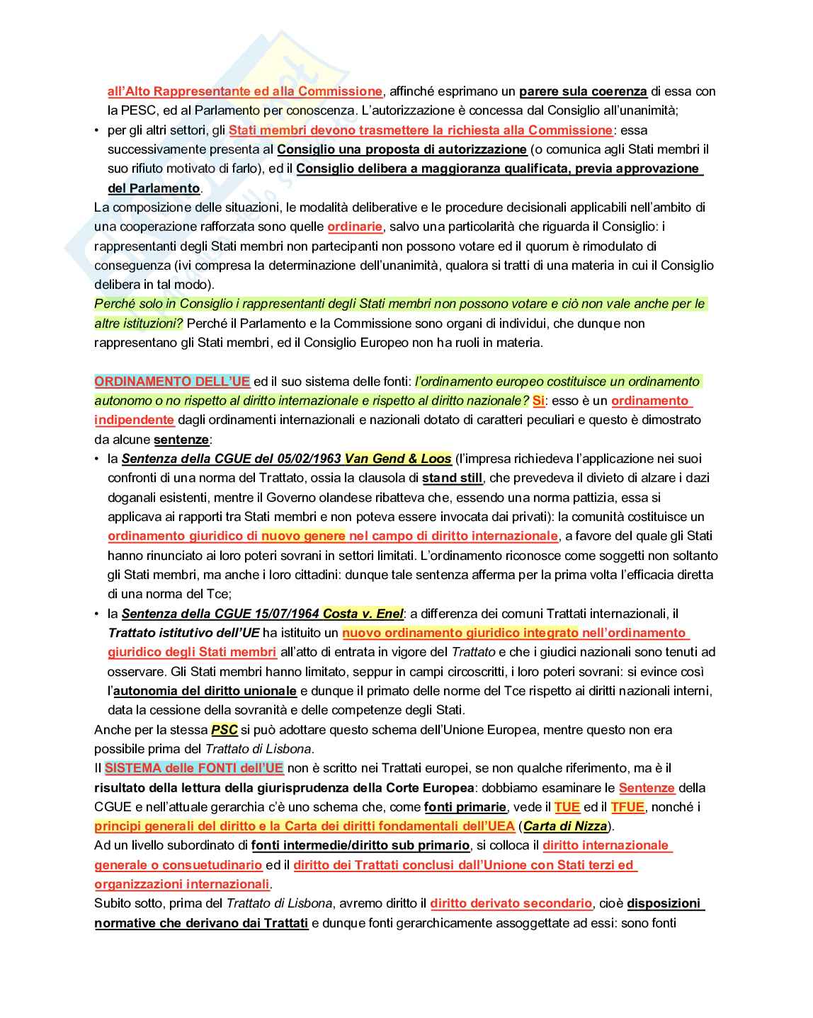 Diritto europeo  Pag. 36