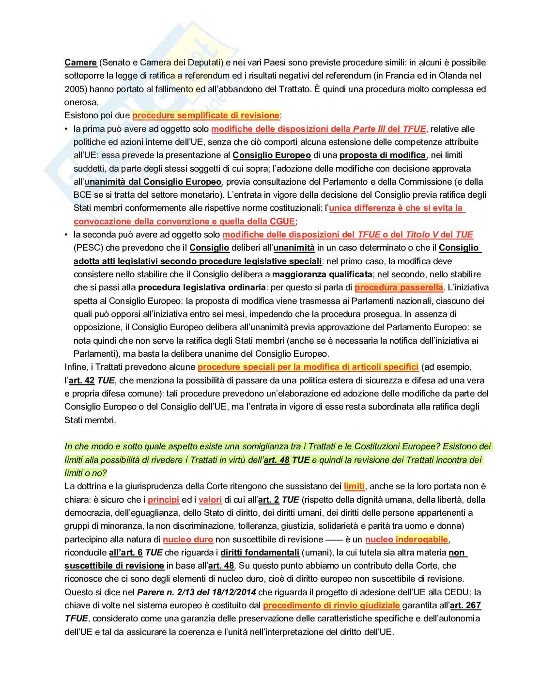 Diritto europeo  Pag. 41