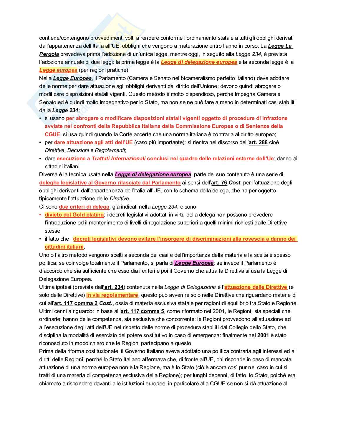Diritto europeo  Pag. 61