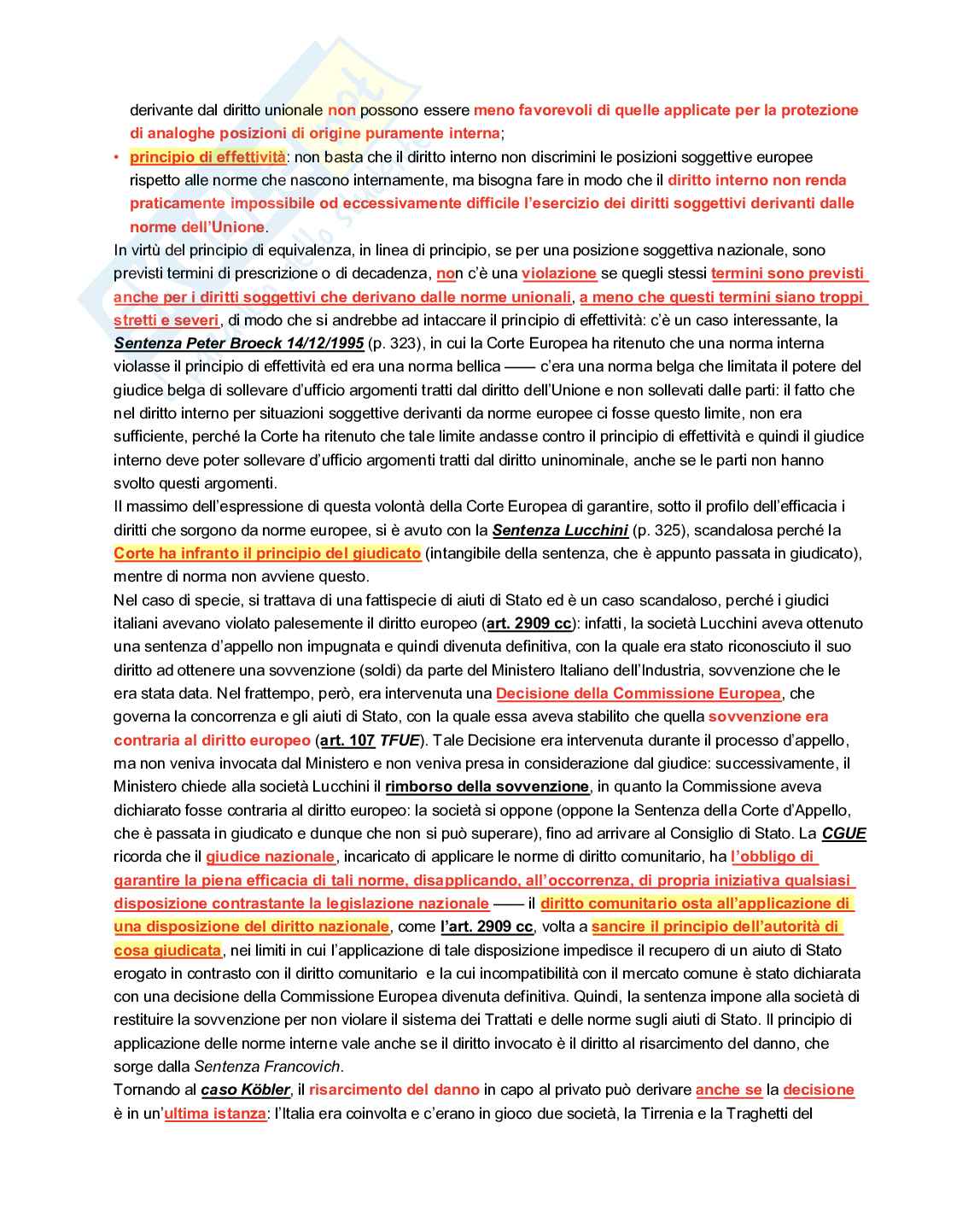 Diritto europeo  Pag. 71
