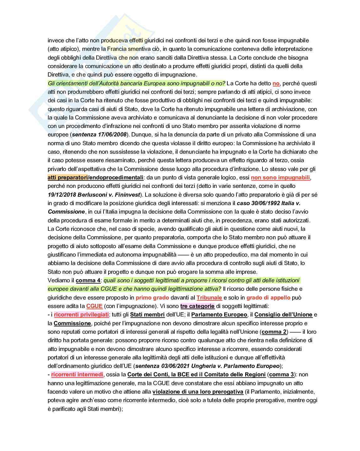Diritto europeo  Pag. 81