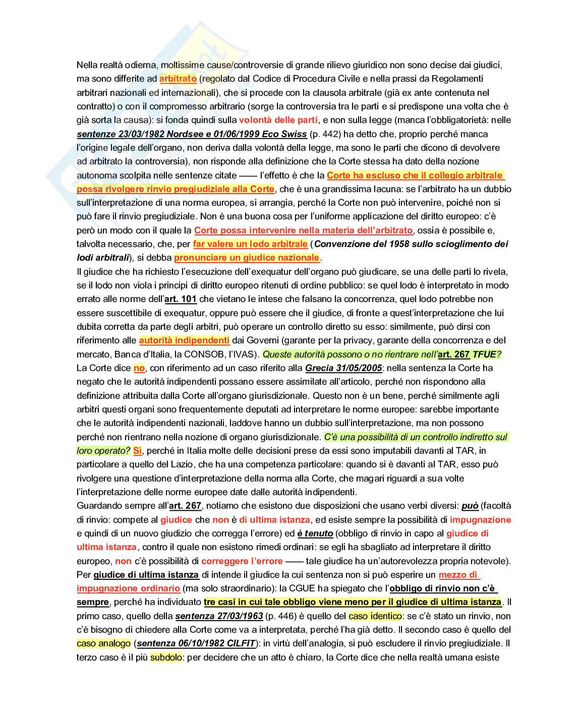 Diritto europeo  Pag. 91