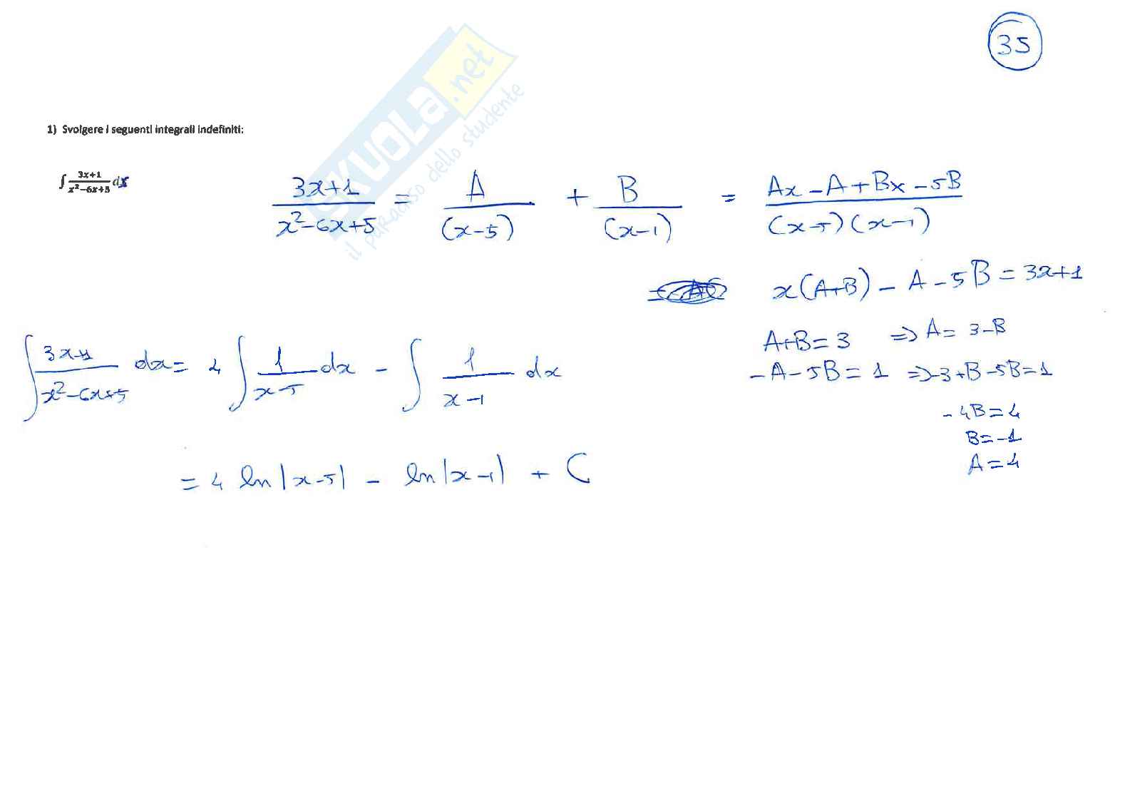 Tutti gli esercizi del quarto compitino di Manicone per matematica continuo sicurezza dei sistemi e delle reti informatiche online Pag. 41