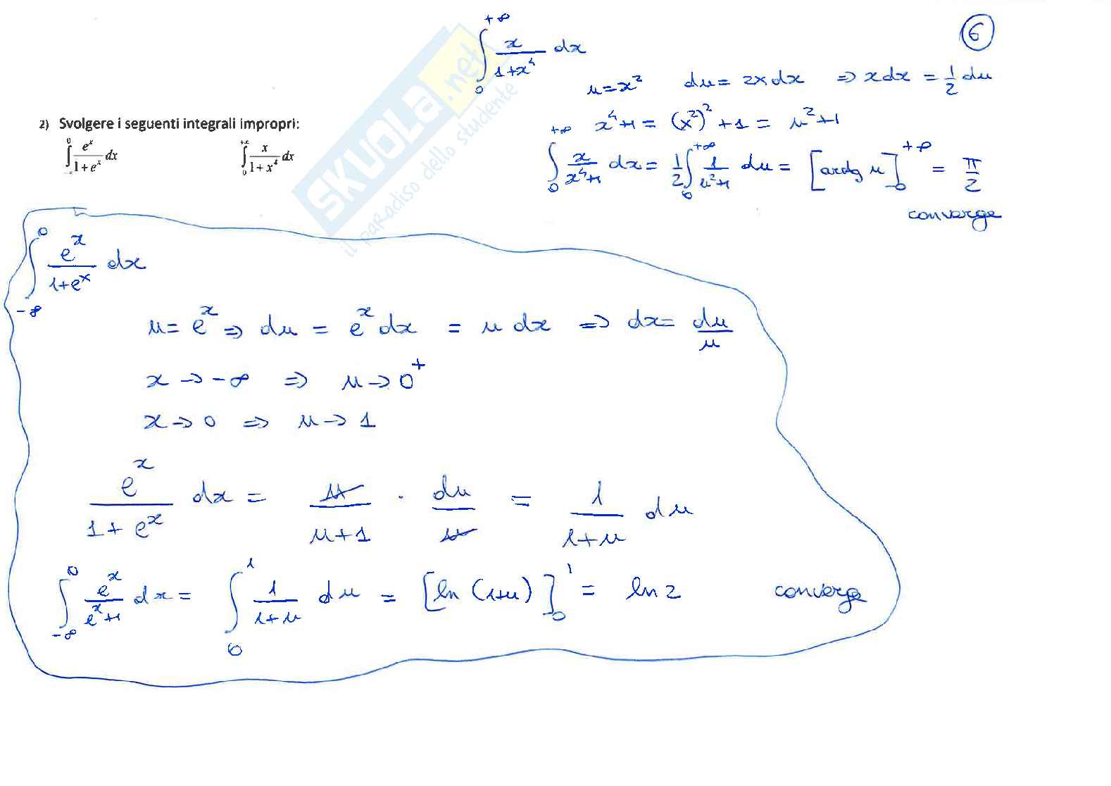 Tutti gli esercizi del quarto compitino di Manicone per matematica continuo sicurezza dei sistemi e delle reti informatiche online Pag. 6