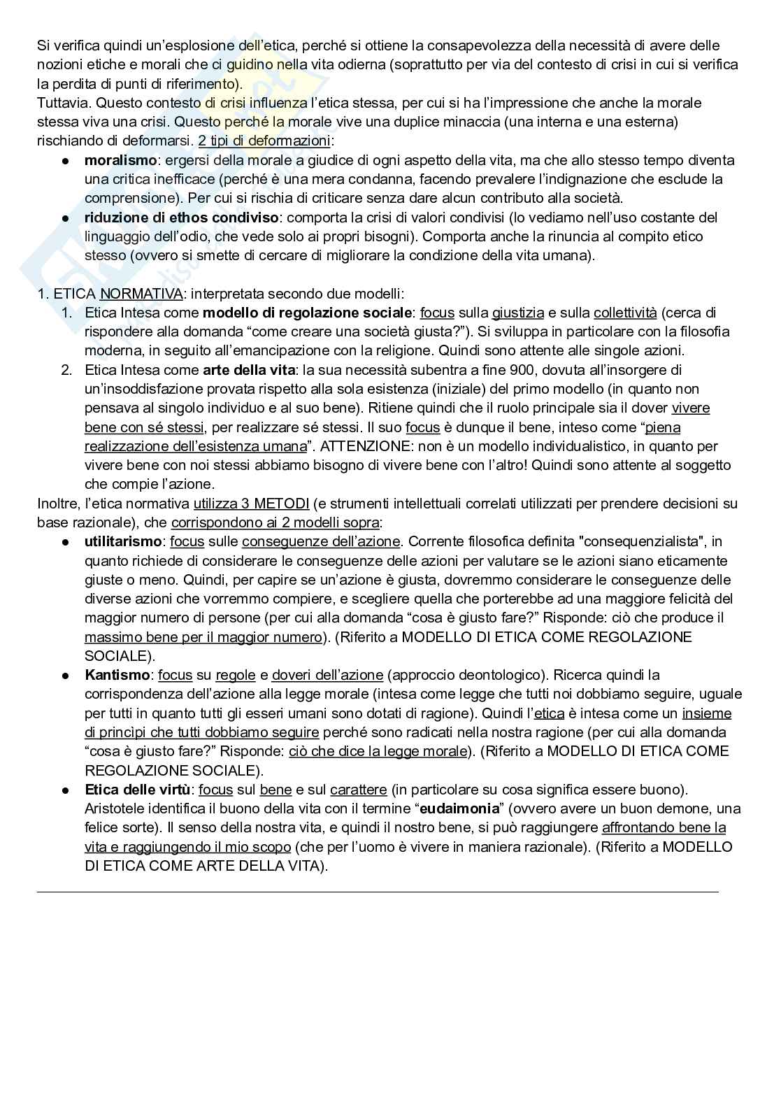Riassunto esame Etica della relazione d'aiuto, Prof. Biancu Stefano, libro consigliato Il massimo necessario; Presente; Cura e giustizia: tra teoria e prassi, Biancu, Biancu, Palazzani Pag. 2