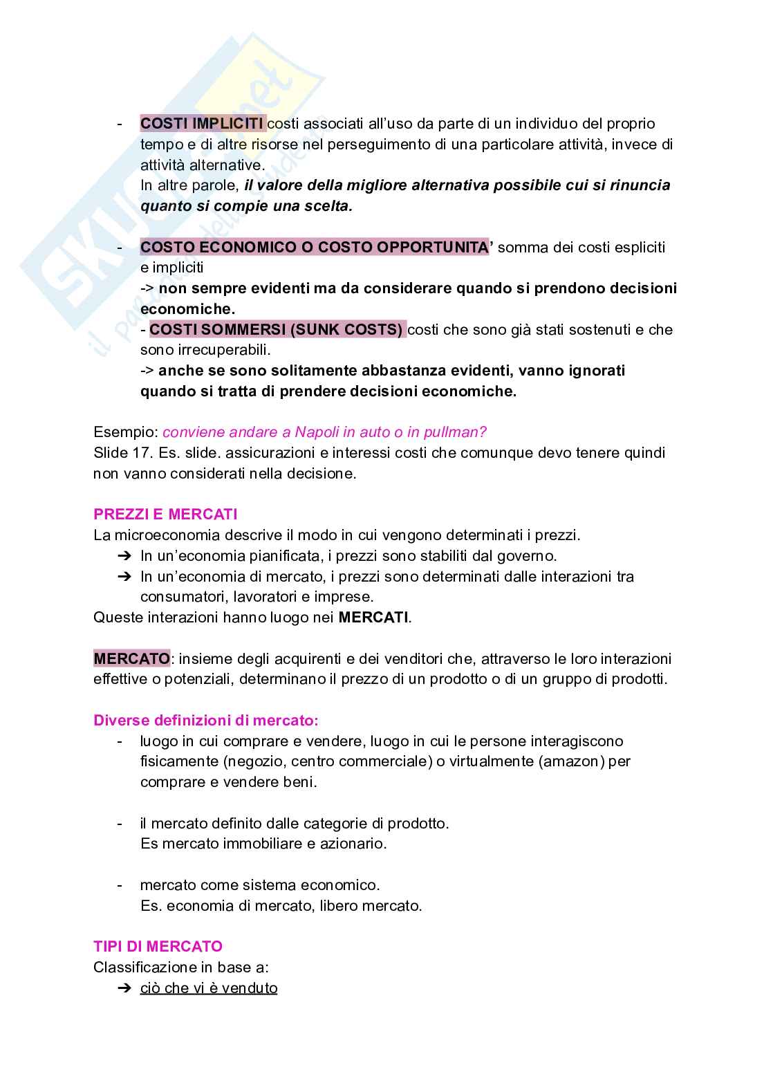 Microeconomia - primo parziale  Pag. 6