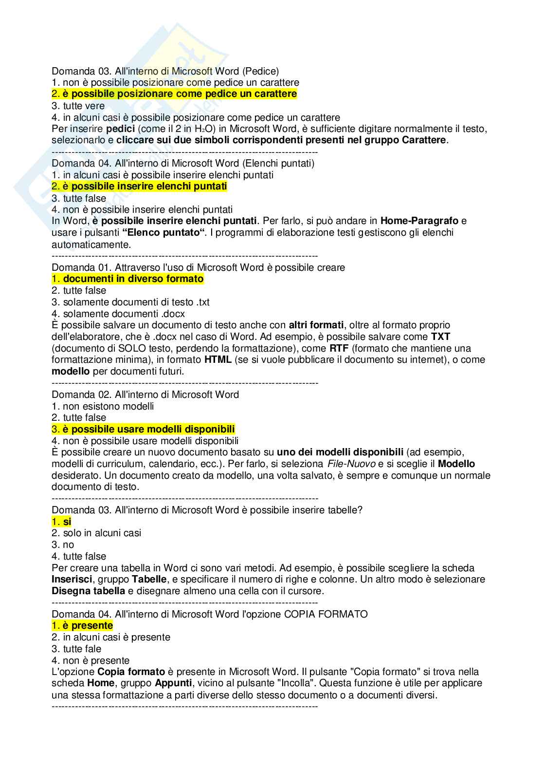 Pratiche didattiche per la scuola 3 —  Domande e risposte Pag. 2