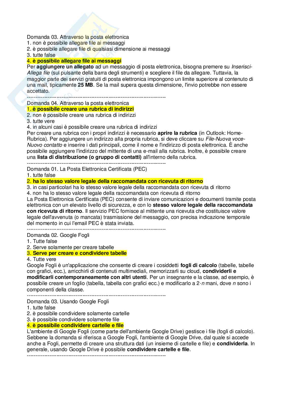 Pratiche didattiche per la scuola 3 —  Domande e risposte Pag. 6