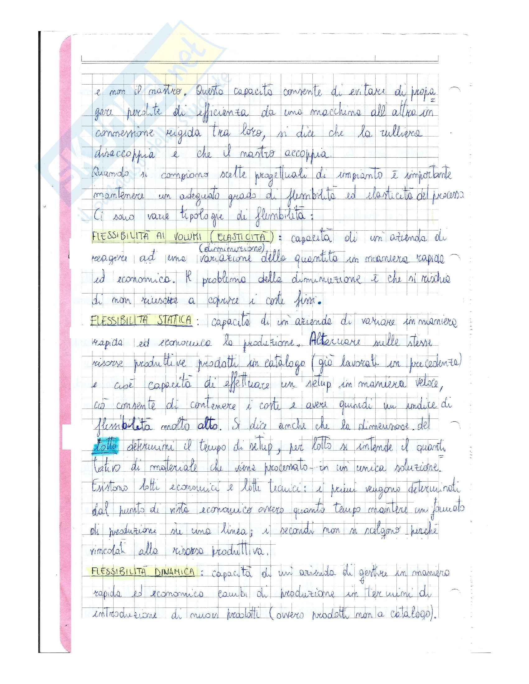 Appunti di Impianti Industriali Pag. 2