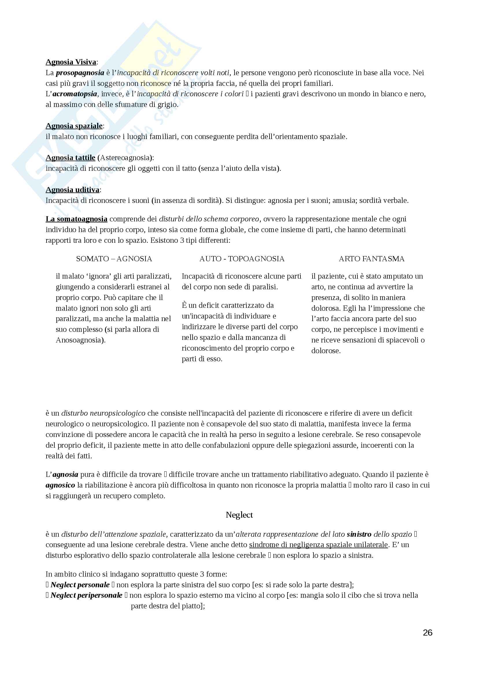 Riassunto esame Psicologia dell'handicap e della riabilitazione, Prof. Di Paola, libro consigliato Psicologia della disabilità e dei disturbi dello sviluppo, Zanobi, Usai Pag. 26