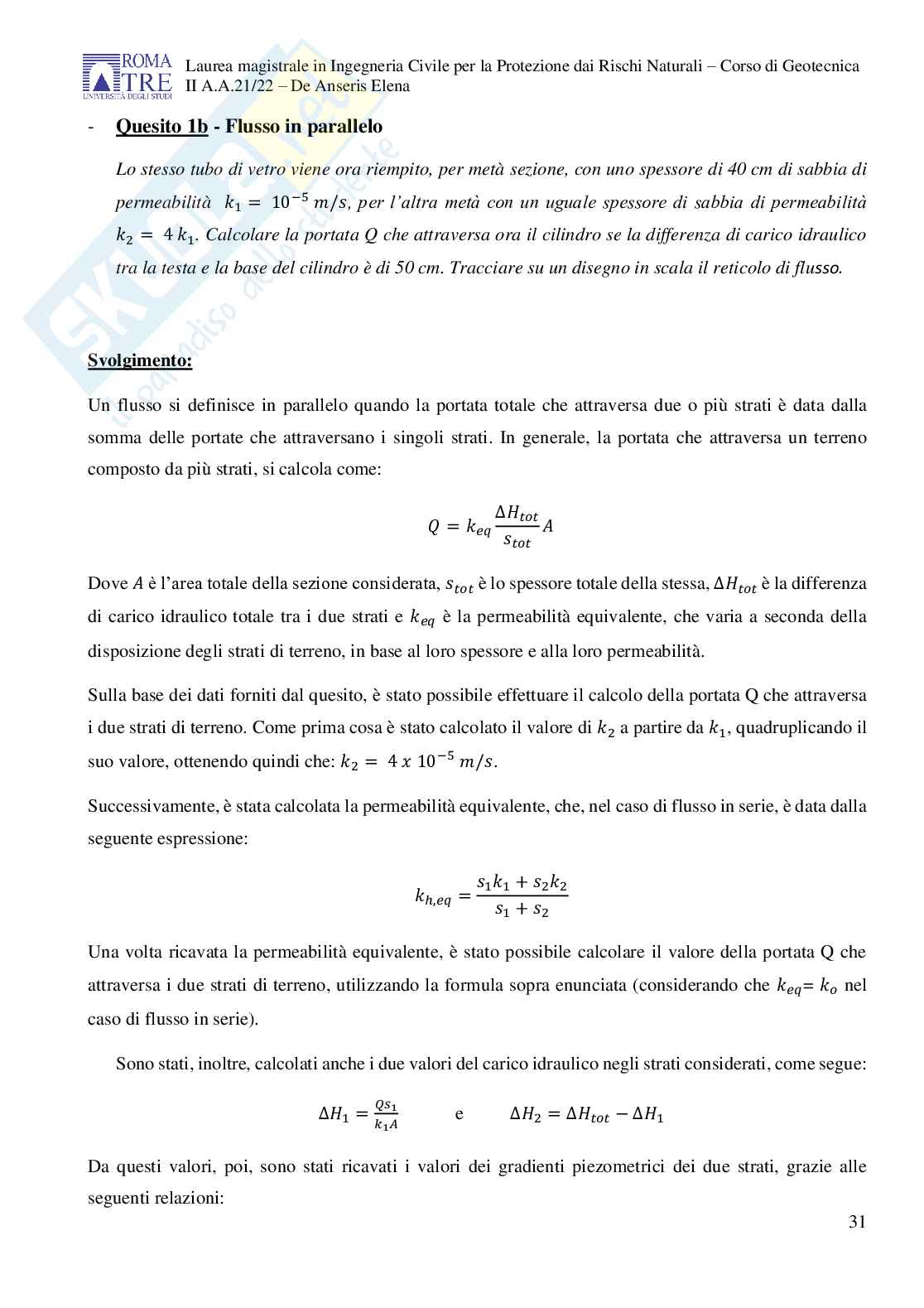 Esecitazione di Geotecnica svolte    Pag. 31